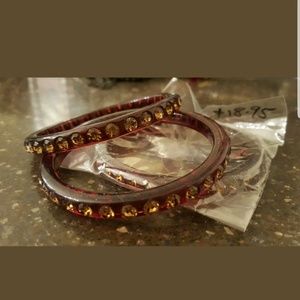 Crystal Bangle Bracelet, Great Quality!